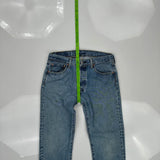 501 Levis Jeans - 30W 27L Blue Cotton