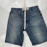 Avirex Denim Shorts - 34W 11L Blue Cotton