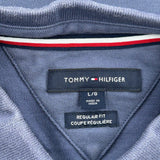 Tommy Hilfiger Polo Shirt - Large Blue Cotton