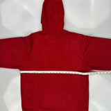 The North Face Fleece - Large Red Polyester