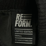 Reform Varsity Jacket - Small Black Leather