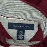 Tommy Hilfiger 1/4 Zip - XL Burgundy Cotton