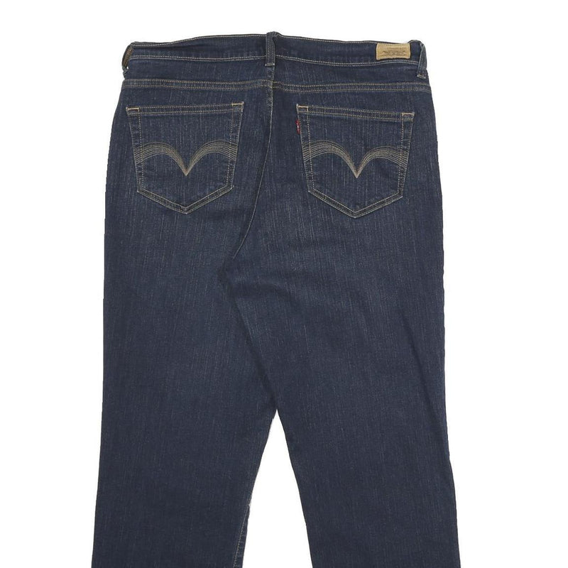 LEVI'S 512 Perfectly Slimming Straight Womens Jeans Blue Slim Straight Denim