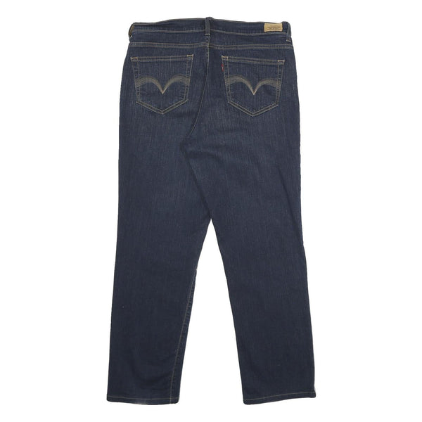 LEVI'S 512 Perfectly Slimming Straight Womens Jeans Blue Slim Straight Denim
