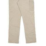 CARHARTT Mens Relaxed Fit Beige Cotton Blend Trousers W34 L34 Workwear Utility