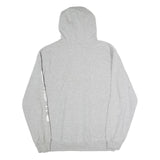 CARHARTT Mens Grey Hoodie L Cotton Pullover Casual Sweatshirt