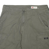 WRANGLER Mens Shorts Green Cargo XL W34 Relaxed Fit Cotton Blend