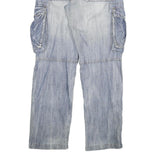 CONUS Mens Jeans Blue Regular Cargo Denim Light W28 L31 Workwear Utility