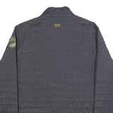 PME LEGEND Mens Black Button Jacket 2XL Polyester Quilted Lightweight Casual