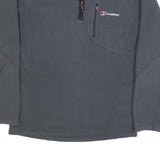 BERGHAUS Mens Grey Pullover Plain Crew Neck Basic Knit Jumper S Outdoor