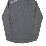 CHAMPION Womens Grey Cal State Fullerton ¼ Zip Hoodie L Casual Sweatshirt