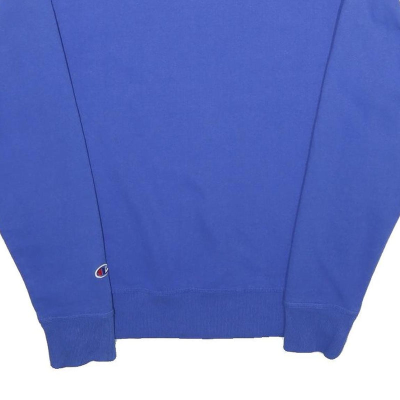 CHAMPION Mens Blue Crew Neck S Sweatshirt Classic Cotton Blend Pullover