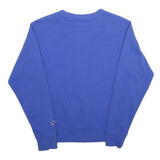 CHAMPION Mens Blue Crew Neck S Sweatshirt Classic Cotton Blend Pullover