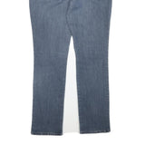 DKNY Womens Blue Regular Fit Straight Denim Jeans W32 L32 Zip Cotton Blend
