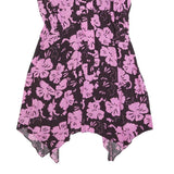 WHISTLES Womens Purple & Pink Floral A-Line Woven Dress Long Sleeve Midi UK 8