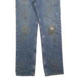 CARHARTT Mens Jeans Blue Relaxed Straight Denim Medium W34 L34 Workwear Durable