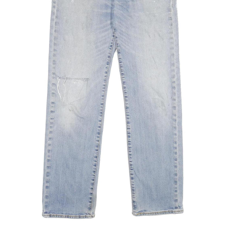 LEVI'S 751 Mens Jeans Blue Regular Straight Denim Light W34 L34 Vintage