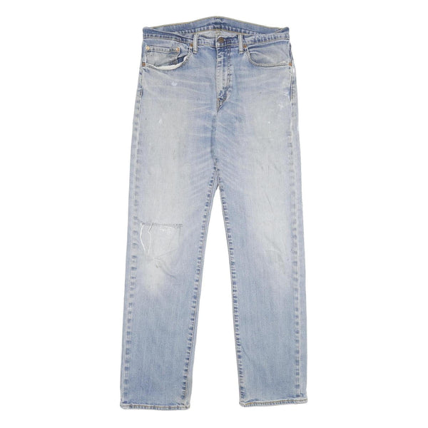 LEVI'S 751 Mens Jeans Blue Regular Straight Denim Light W34 L34 Vintage