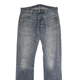 LEVI'S 501 Mens Jeans Blue Regular Straight Denim Medium W36 L35 Classic Button