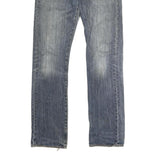 LEVI'S 501 Mens Jeans Blue Regular Straight Denim Medium W36 L35 Classic Button