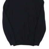 NAVIGARE Mens Black Wool Blend Jacket S Knit Zip Up Plain Stylish Casual