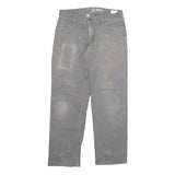 CARHARTT Mens Jeans Grey Regular Straight Denim Fair W31 L28 Workwear Utility