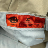 Dickies Cargo Shorts - 32W 11L Khaki Polyester Blend