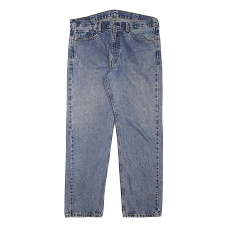 LEVI'S Mens Jeans Blue Regular Straight Denim Medium W37 L30 Classic Zip Cotton