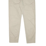 LEVI'S Mens Cotton Blend Beige Slim Tapered Trousers W36 L30 Casual Zip Closure