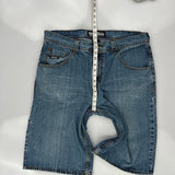Sean John Denim Shorts - 38W 12L Blue Cotton