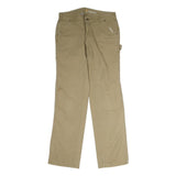 CARHARTT Mens Cotton Beige Regular Fit Straight Leg Trousers W30 L32 Workwear