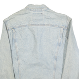 LEVI'S Mens Blue Denim Jacket M Classic Cotton Button Closure Chest Pockets