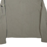 JACK WOLFSKIN Mens Grey Cotton Blend Outdoor Jacket M Zip Comfort Fit