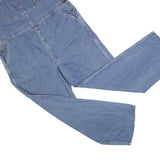 DICKIES Mens Blue Denim Cotton Classic Dungarees XL W44 L30 Workwear