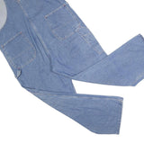DICKIES Mens Blue Denim Cotton Classic Dungarees XL W44 L30 Workwear