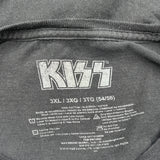 Kiss Band T-Shirt - 3XL Black Cotton