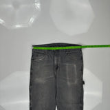 Dickies Carpenter Trousers - 32W 30L Grey Cotton