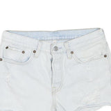 LEVI'S Womens Shorts Blue Casual Cut-Off Distressed S W28 Summer Denim