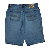 Paco Denim Shorts - 38W 11L Blue Cotton