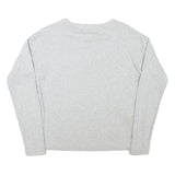 LAUREN RALPH LAUREN Womens Grey Embossed Logo Crew Neck XXS Sweatshirt Casual