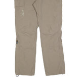 ICEPEAK Womens Regular Beige Cargo Trousers Polyester Blend W36 L32 Outdoor Zip