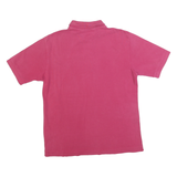 KAPPA Mens Pink Short Sleeve Plain Polo Shirt M Cotton Blend Casual