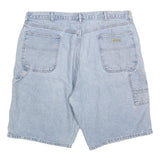 WRANGLER Mens Denim Light Blue Casual Shorts XL W38 Cotton Blend Relaxed Fit