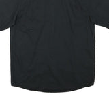 WRANGLER Mens Black Shirt L Cotton Blend Casual Button Up Pocket Style