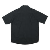 WRANGLER Mens Black Shirt L Cotton Blend Casual Button Up Pocket Style