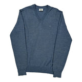 Lacoste Sweater - Medium Blue Virgin Wool
