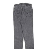 LEVI'S 721 Womens Slim Denim Jeans Grey Stone Wash W28 L32 Stylish Comfortable