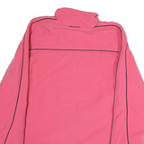 REEBOK Womens Pink Jacket M Polyester Zip Plain Lightweight Casual Sport
