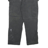 DICKIES Mens Cotton Blend Black Regular Straight Trousers W30 L27 Workwear