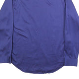 CALVIN KLEIN Mens Blue Shirt L Cotton Long Sleeve Button Closure Classic Fit